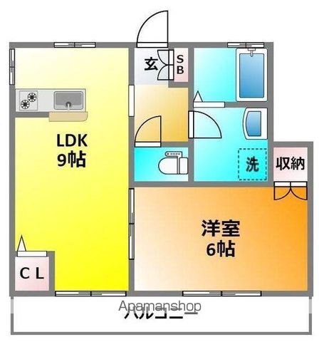 クレールの間取り写真