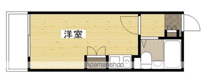 Ｗｈｉｔｅ広島駅前[1R/18.52m2]の間取図