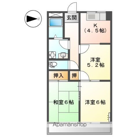 スマイルハイツの間取り写真