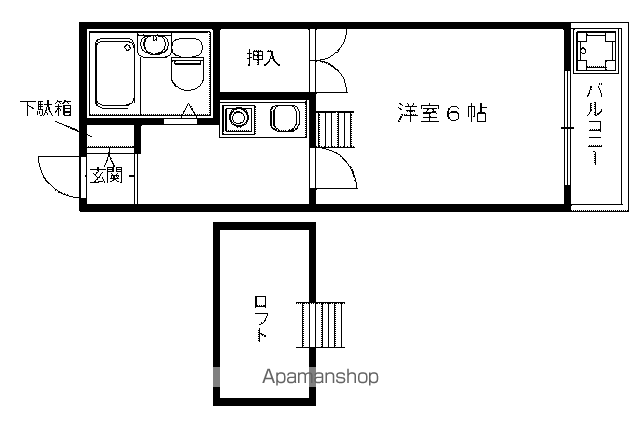 レオパレス久世の間取り写真