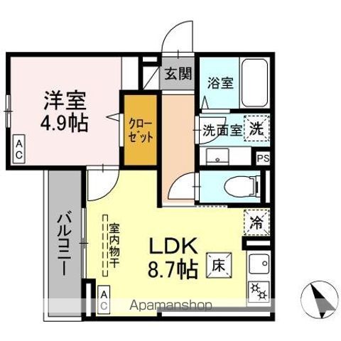 リベラマーロⅣの間取り