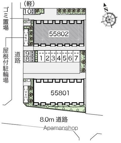 ミランダファルコナーⅡ 104 ｜ 東京都府中市西府町２丁目16-13（賃貸アパート1R・1階・27.72㎡） その13