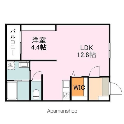 Ｌｉｅｎ南本庄[1R/40.78m2]の間取図
