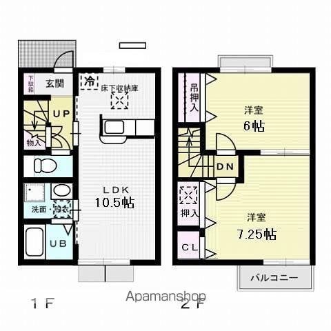 ＭＡＩＳＯＮ　ＬＡ　ＭＥＲ　Ｉ 106 ｜ 茨城県鹿嶋市大字下津265-26（賃貸アパート2LDK・2階・57.90㎡） その2