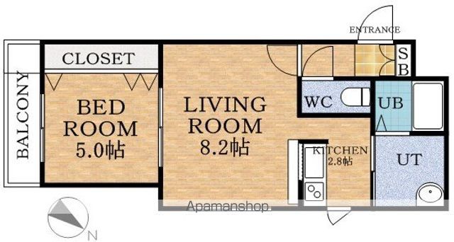 ルレーブ西町の間取り写真