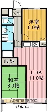 アッパーイーストの間取り写真
