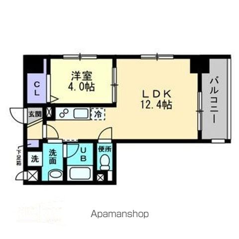 アーバン道後今市 1001 ｜ 愛媛県松山市道後今市6-15（賃貸マンション1LDK・10階・37.63㎡） その2