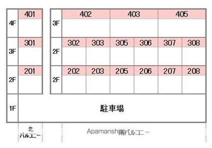 ＳＵＮ・ＣＩＶＩＣ[1K/24.53m2]の配置図