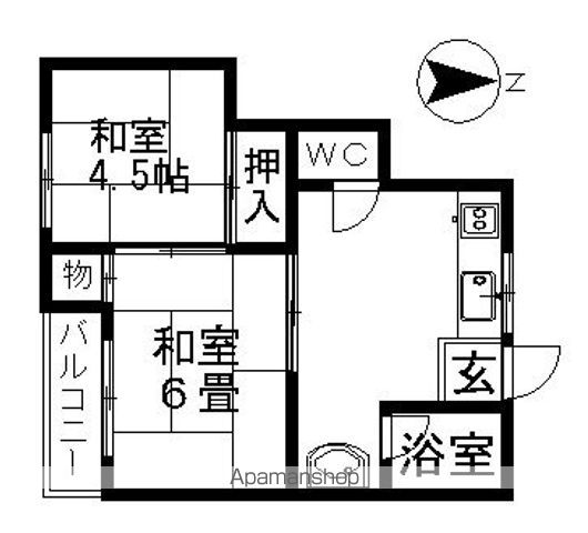 コスモスビルの間取り写真