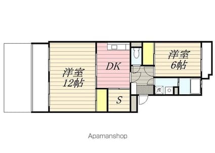 レジデンス牛房[2SDK/60.82m2]の間取図
