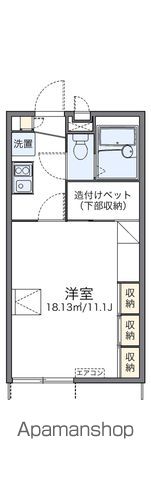 【レオパレスイーストライト白井の間取り】