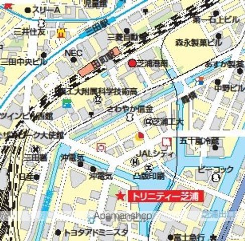 トリニティー芝浦の内装写真