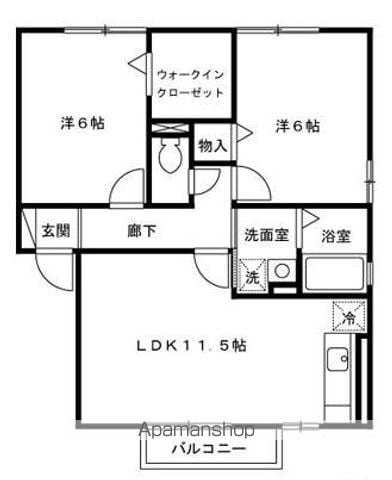 デラルーナの間取り写真