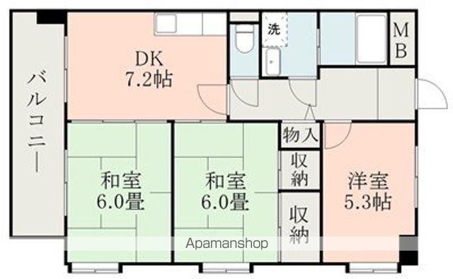 第3甲斐田ハイツの間取り写真