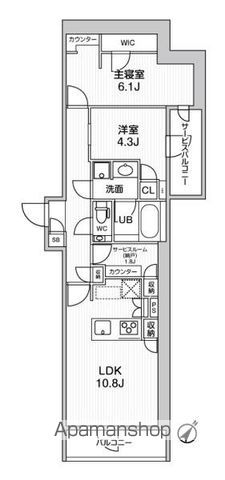 【コンポジット渋谷初台の間取り】