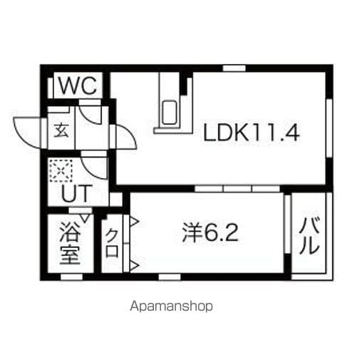 DEVELD荒中の間取り写真