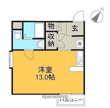 アクティ・Ｎ[1R/30.38m2]の間取図