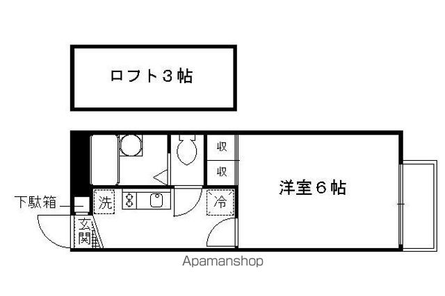 レオパレス墨染の間取り写真