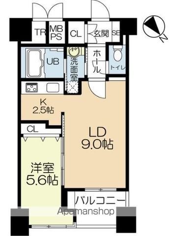 ラクレイス平尾ステーションの間取り