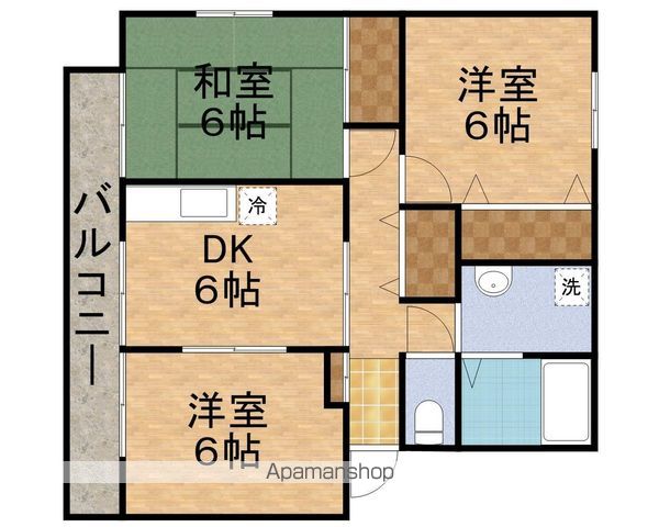 日の出第一秋新ハイツの間取り写真