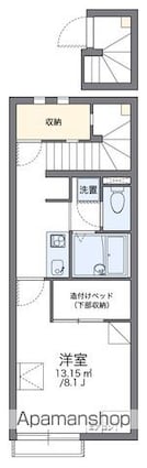 レオネクスト榎戸Ⅱ[1K/28.02m2]の間取図