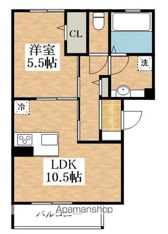 カーサポポラーレの間取り写真