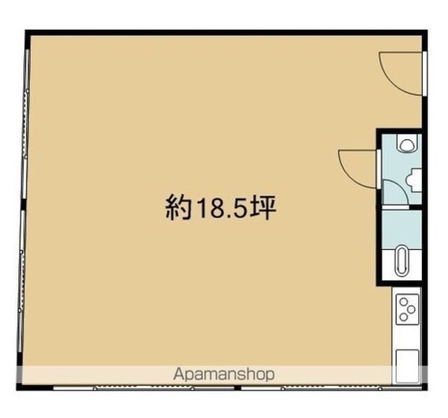 白川ビル[事務所/61.05m2]の間取図