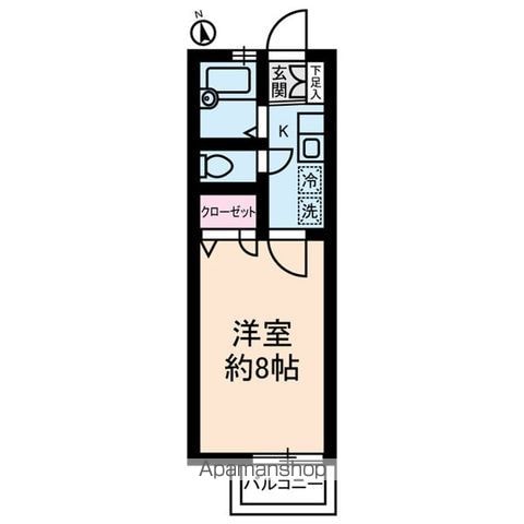 ベルクハイムの間取り写真