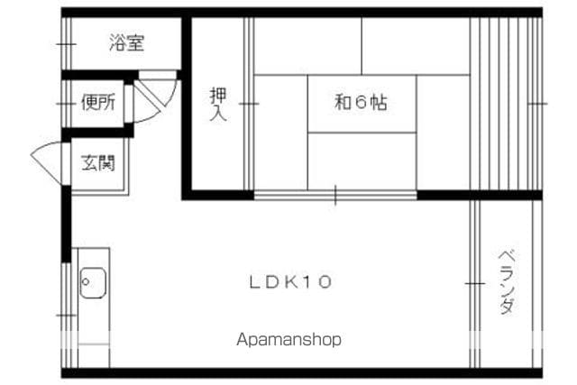 マンション桂風の間取り写真