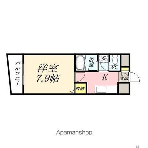 アミスター大供の間取り写真
