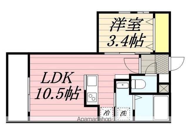 ＣＨＥＲＩＭ戸畑Ⅲの間取り