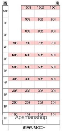 セントヒルズ山越[3LDK/63.6m2]の配置図