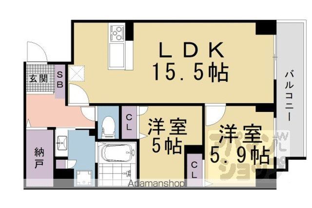 PADMA烏丸御池の間取り写真