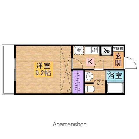 松戸市西馬橋のアパートの間取り