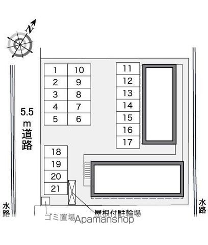 レオパレスグランドハピネス 206 ｜ 岐阜県岐阜市芋島４丁目29-11（賃貸アパート1K・2階・21.81㎡） その16