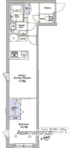 【中野区新井のマンションの間取り】