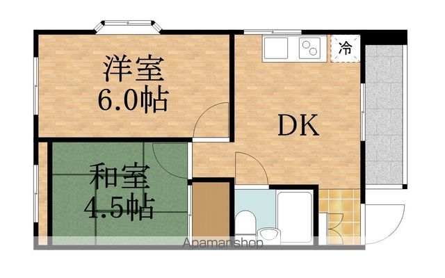 旭ロイヤルハイムの間取り写真