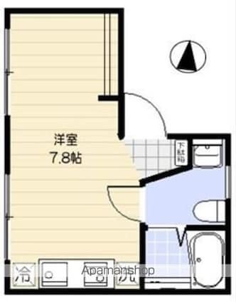 レオリオ[1R/19.03m2]の間取図