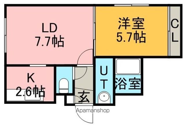 エスペランサ平岸の間取り写真