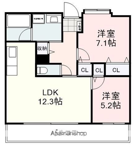 グラーツィア東静岡の間取り写真