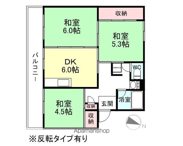 ラ・ビスタ太閤山301号棟の間取り写真