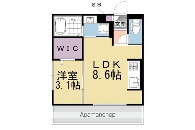 COZY COTE 上鳥羽の間取り写真