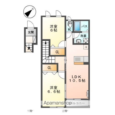 アンジュの間取り