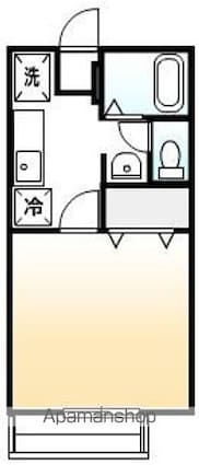 ビーライン曙[1K/27.08m2]の間取図