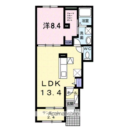 メゾン・ド・Ｓ　Ａ[1LDK/51.12m2]の間取図