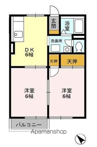 【パストラル四街道の間取り】