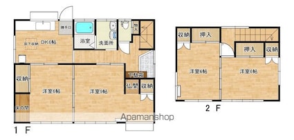 住吉町[4DK/86.94m2]の間取図