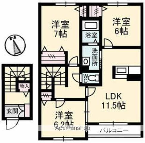 グランマスト木太町IIの間取り写真
