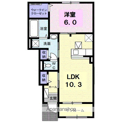 ルーベル塩屋IIBの間取り写真