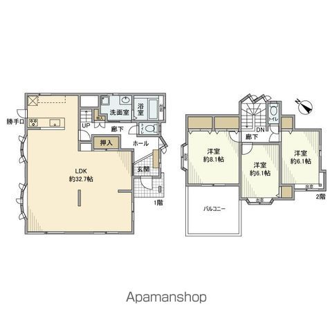 【西習志野戸建の間取り】